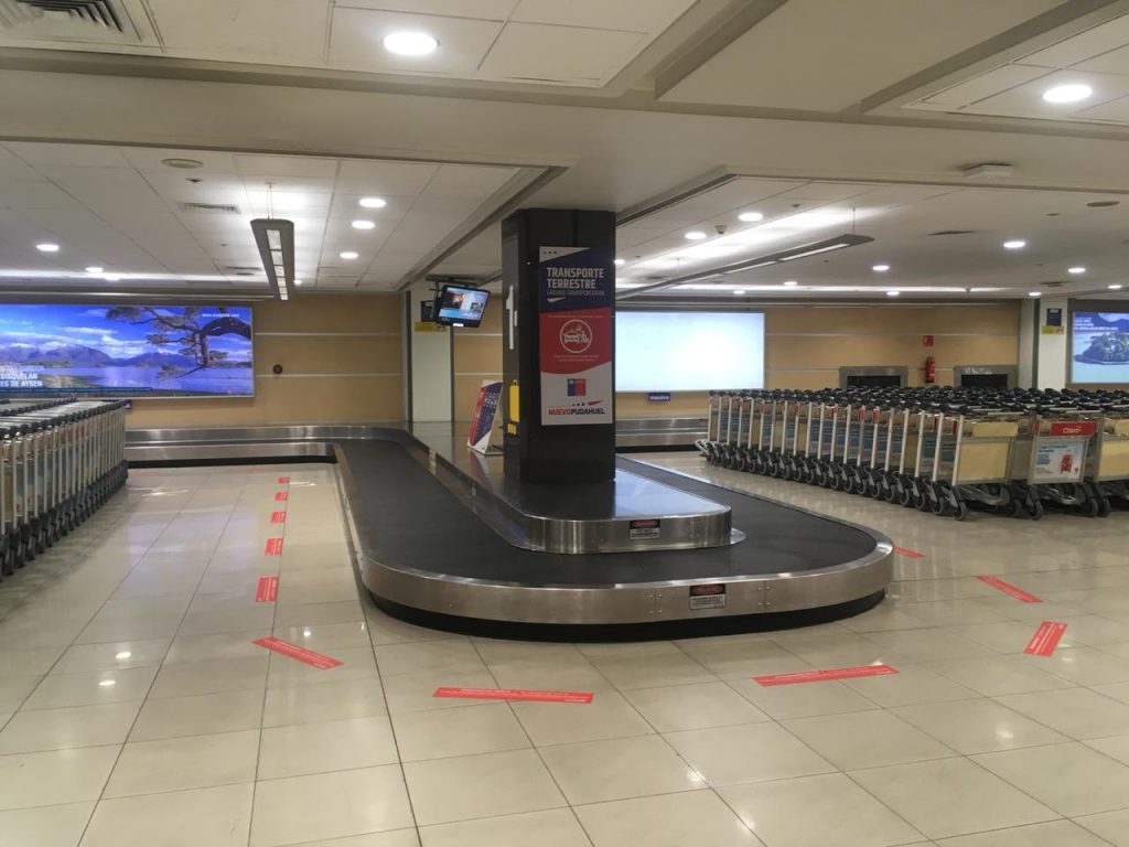 aeropuerto Santiago cintas