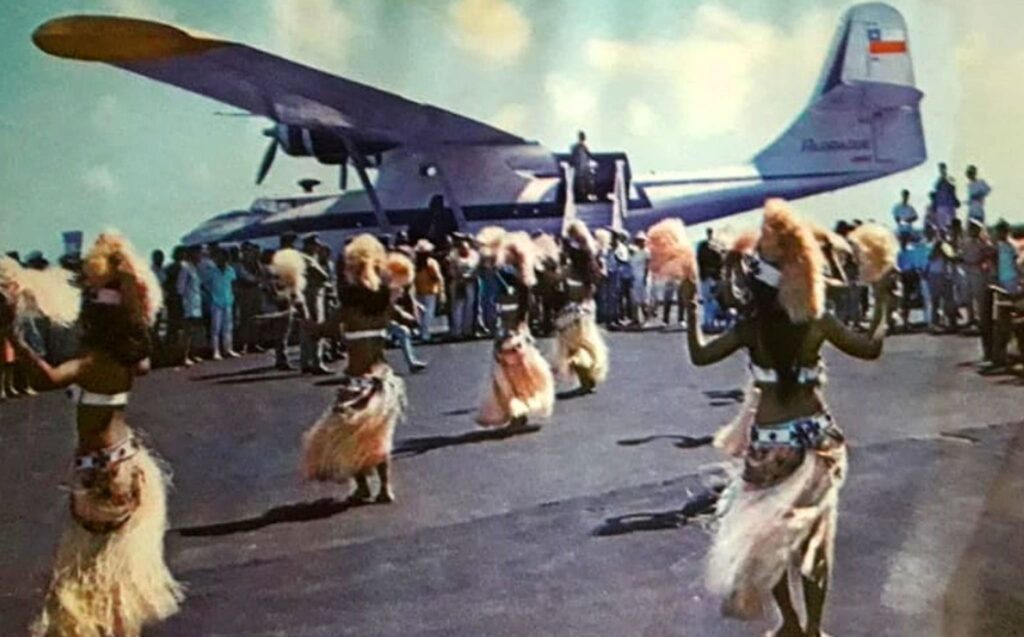 primer vuelo LAN a Papeete