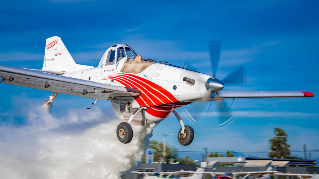 aeronave lucha contra incendios Talca