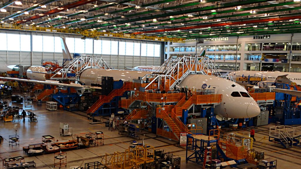 Boeing producción B787