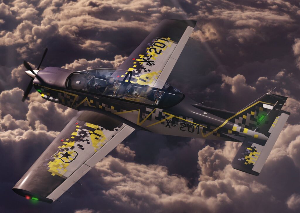 ENAER Pillán II en vuelo