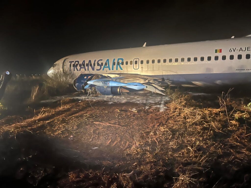Transair accidente