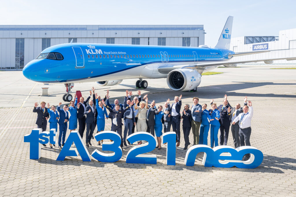 Primer A321neo de KLM
